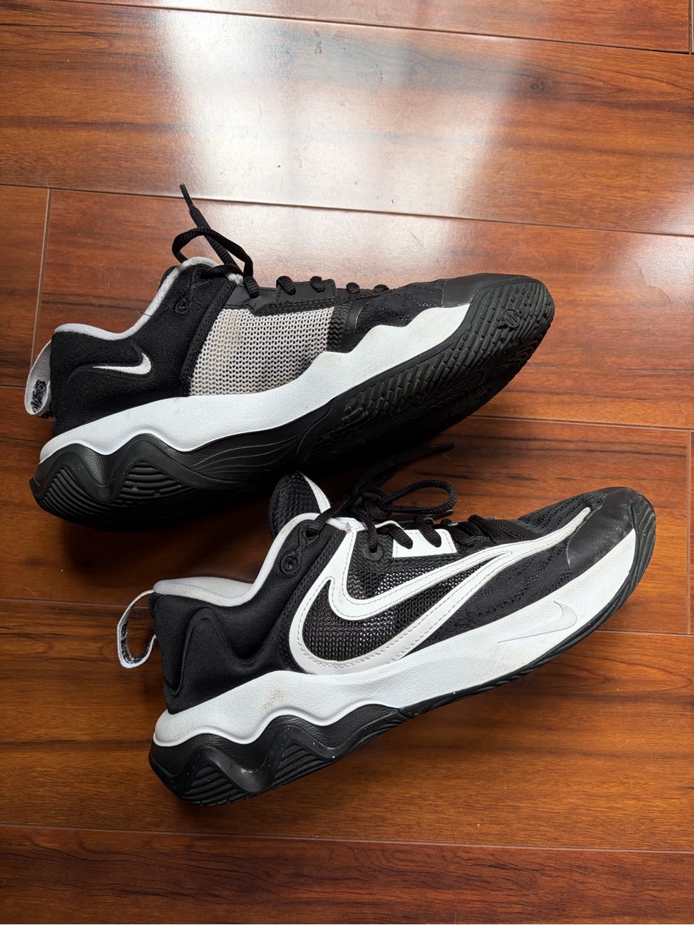 Nike Black and White Giannis Immortality 3 Basketball Sneakers